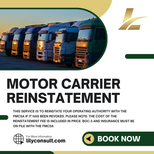 MOTOR CARRIER REINSTATEMENT