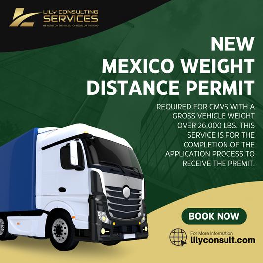 NEW MEXICO WEIGHT DISTANCE PERMIT