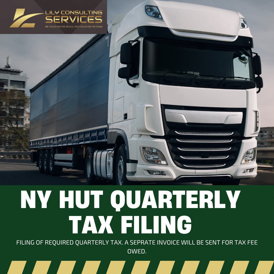 NY HUT QUARTERLY TAX FILING