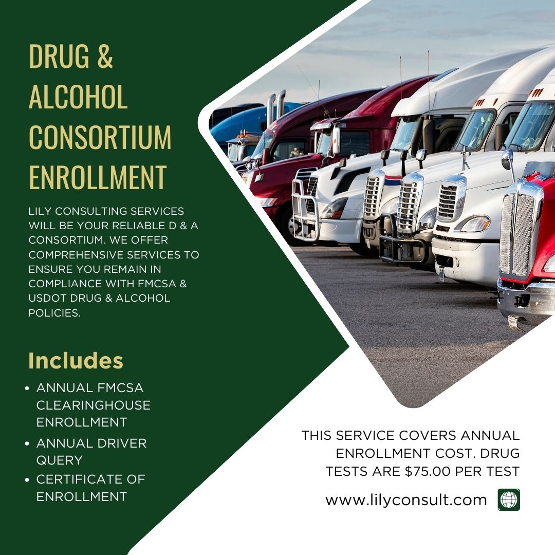 DRUG & ALCOHOL CONSORTIUM ENROLLMENT