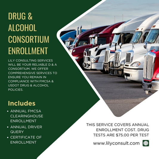 DRUG & ALCOHOL CONSORTIUM ENROLLMENT