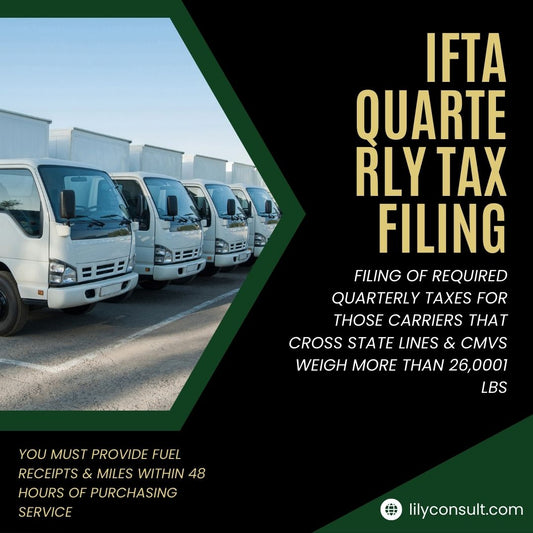 IFTA QUARTERLY TAX FILING